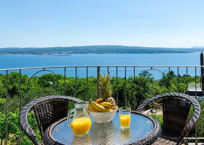 Panoramic Sea View Hideaway Penthouse Apartman Crikvenica